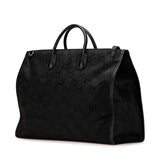 グッチ GGナイロン オフザグリッド トートバッグ ショルダーバッグ 2WAY 630353 ブラック ナイロン レザー レディース GUCCI 【中古】